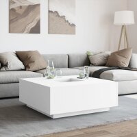 vidaXL Couchtisch Wei&szlig; 100x100x40 cm Holzwerkstoff