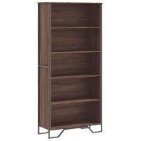 vidaXL B&uuml;cherregal Braun Eichen-Optik 80x31x169 cm Holzwerkstoff