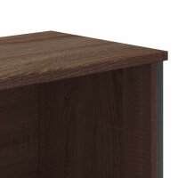 vidaXL B&uuml;cherregal Braun Eichen-Optik 80x31x169 cm Holzwerkstoff