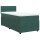 vidaXL Boxspringbett mit Matratze Dunkelgr&uuml;n 100x200 cm Samt