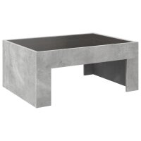 vidaXL Couchtisch mit Infinity-LED Betongrau 70x50x30 cm