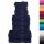 vidaXL 12 tlg. Premium-Handtuch-Set Marineblau 600 g/m&sup2; 100% Baumwolle