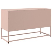 vidaXL Highboard Rosa 36x39x123 cm Stahl