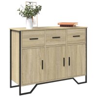 vidaXL Sideboard Sonoma-Eiche 97x32,5x74,5 cm Holzwerkstoff