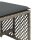 vidaXL Gartenhocker mit Kissen 4 Stk. Grau 41x41x36 cm Poly Rattan