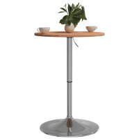 vidaXL Bartisch &Oslash;50x89,5 cm Massivholz Buche