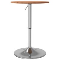 vidaXL Bartisch &Oslash;50x89,5 cm Massivholz Buche