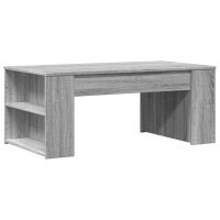 vidaXL Couchtisch Grau Sonoma 102x55x42 cm Holzwerkstoff