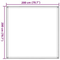 vidaXL Zeltteppich Hellgr&uuml;n 200x200 cm HDPE