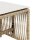 vidaXL Gartenhocker mit Kissen 4 Stk. Beige 41x41x36 cm Poly Rattan