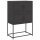 vidaXL Sideboard Schwarz 68,5x38,5x107 cm Stahl