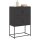 vidaXL Sideboard Schwarz 68,5x38,5x107 cm Stahl