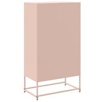 vidaXL Sideboard Rosa 68,5x38,5x123,5 cm Stahl