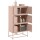 vidaXL Sideboard Rosa 68,5x38,5x123,5 cm Stahl