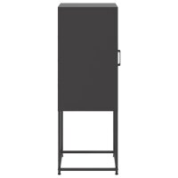 vidaXL Highboard Schwarz 36x39x123 cm Stahl