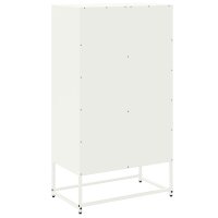 vidaXL Highboard Wei&szlig; 68,5x38,5x123,5 cm Stahl