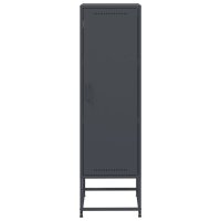 vidaXL Highboard Anthrazit 36x39x123 cm Stahl