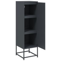 vidaXL Highboard Anthrazit 36x39x123 cm Stahl