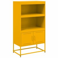 vidaXL Highboard Weiß 68,5x38,5x107 cm Stahl