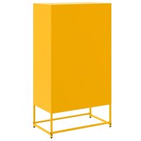 vidaXL Highboard Wei&szlig; 68,5x38,5x107 cm Stahl