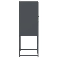 vidaXL Highboard Anthrazit 36x39x107 cm Stahl