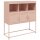 vidaXL Sideboard Rosa 100,5x39x107 cm Kaltgewalzter Stahl