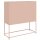 vidaXL Sideboard Rosa 100,5x39x107 cm Kaltgewalzter Stahl