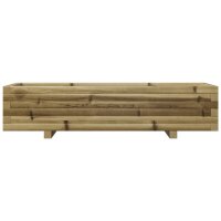 vidaXL Pflanzk&uuml;bel 110x40x26,5 cm Kiefernholz Impr&auml;gniert