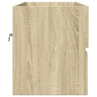 vidaXL Waschbeckenunterschrank Sonoma-Eiche 80x38,5x45cm Holzwerkstoff