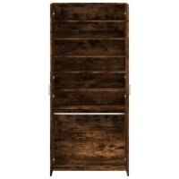 vidaXL Schuhschrank R&auml;uchereiche 80x39x178 cm Holzwerkstoff