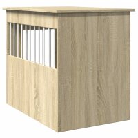 vidaXL Hundek&auml;fig im M&ouml;belstil Sonoma-Eiche 55x80x68 cm Holzwerkstoff