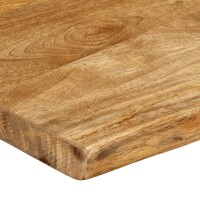 vidaXL Tischplatte mit Baumkante 120x40x3,8 cm Massivholz Mango