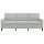 vidaXL 3-Sitzer-Sofa Hellgrau 180 cm Samt