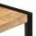 vidaXL Esstisch 120x55x76 cm Raues Mangoholz