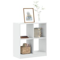 vidaXL B&uuml;cherregal Wei&szlig; 68,5x32x75 cm Holzwerkstoff