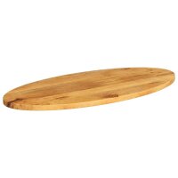 vidaXL Tischplatte 120x50x2,5 cm Oval Massivholz Mango