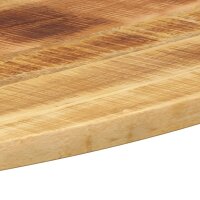 vidaXL Tischplatte 120x50x2,5 cm Oval Massivholz Mango