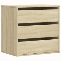 vidaXL Kommode Sonoma-Eiche 60x41x58 cm Holzwerkstoff