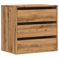 vidaXL Kommode Artisan-Eiche 60x41x58 cm Holzwerkstoff