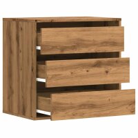 vidaXL Kommode Artisan-Eiche 60x41x58 cm Holzwerkstoff