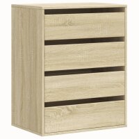 vidaXL Kommode Sonoma-Eiche 60x41x76 cm Holzwerkstoff