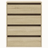 vidaXL Kommode Sonoma-Eiche 60x41x76 cm Holzwerkstoff