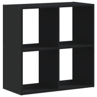 vidaXL B&uuml;cherregal Schwarz 68,5x32x68,5 cm Holzwerkstoff