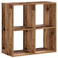 vidaXL B&uuml;cherregal Altholz-Optik 68,5x32x68,5 cm Holzwerkstoff