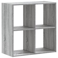 vidaXL B&uuml;cherregal Grau Sonoma 68,5x32x68,5 cm Holzwerkstoff