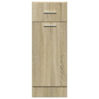 vidaXL Schubunterschrank Sonoma-Eiche 30x46x81,5 cm Holzwerkstoff