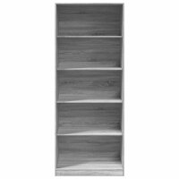 vidaXL Kleiderschrank Grau Sonoma 80x50x200 cm Holzwerkstoff