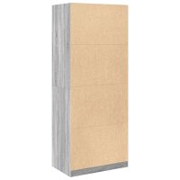 vidaXL Kleiderschrank Grau Sonoma 80x50x200 cm Holzwerkstoff