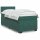 vidaXL Boxspringbett mit Matratze Dunkelgr&uuml;n 100x200 cm Samt