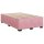 vidaXL Boxspringbett mit Matratze Rosa 120x200 cm Samt